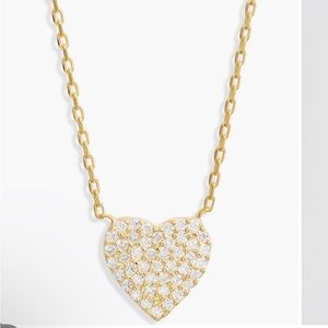Shymi NEW Mini Pave Heart Pendant Necklace